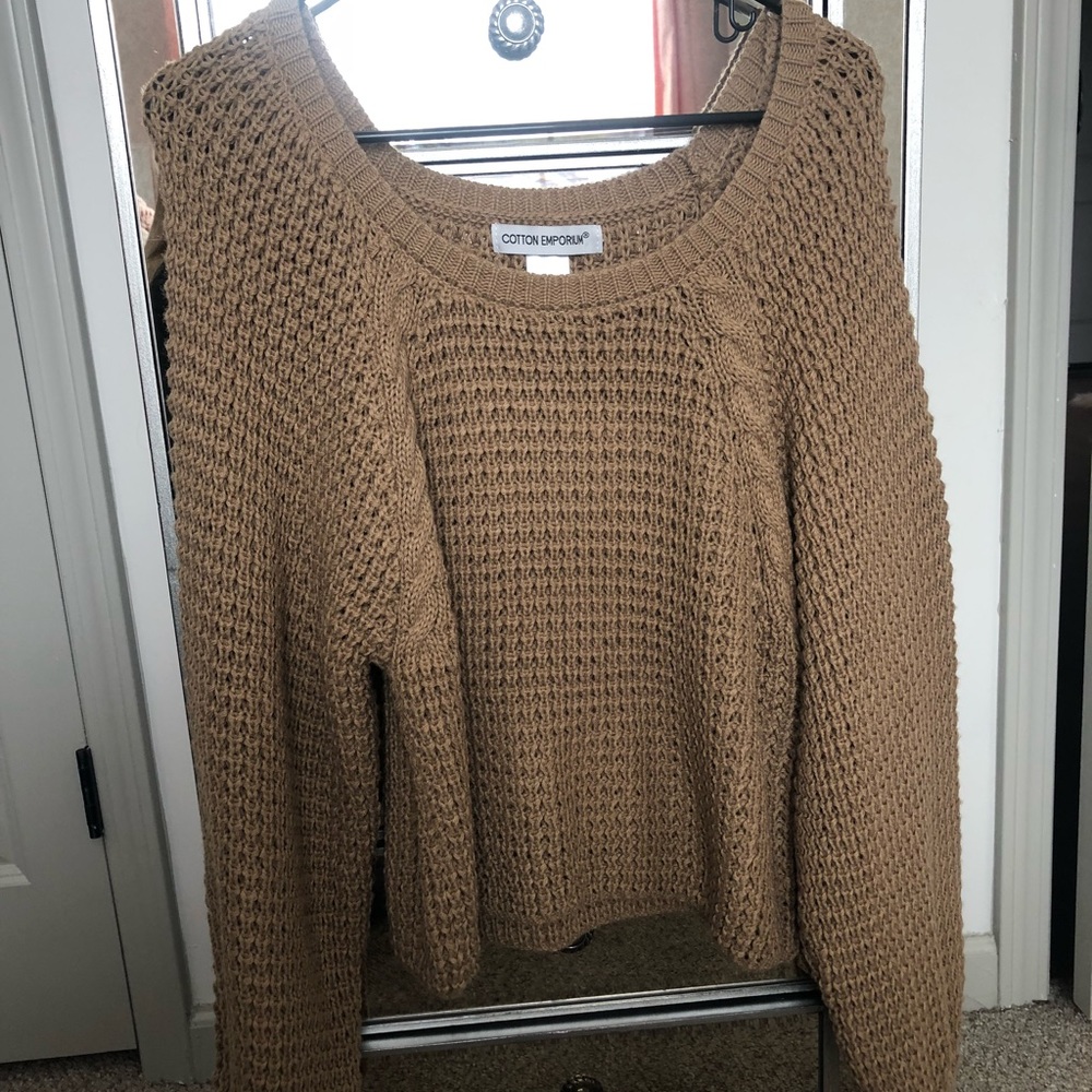 Tan sweater